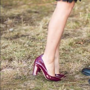 Ann Taylor Burgundy Red Pumps